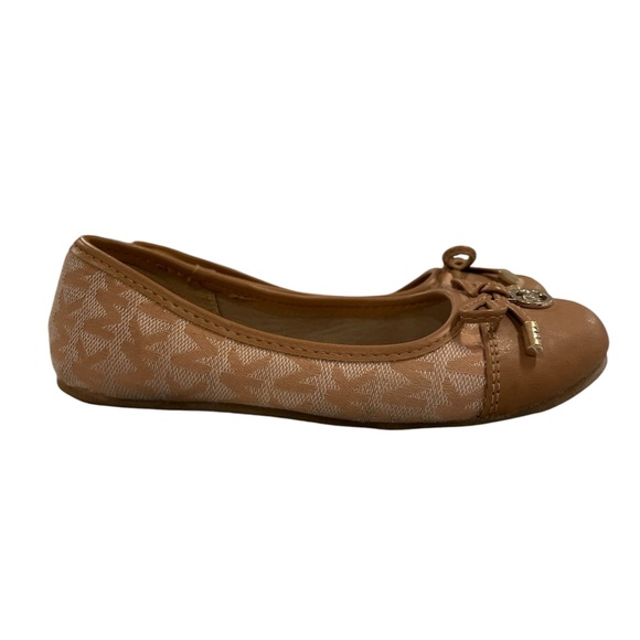 Michael Kors Girls Ballerina Flats Size 12 Tan - Picture 3 of 9